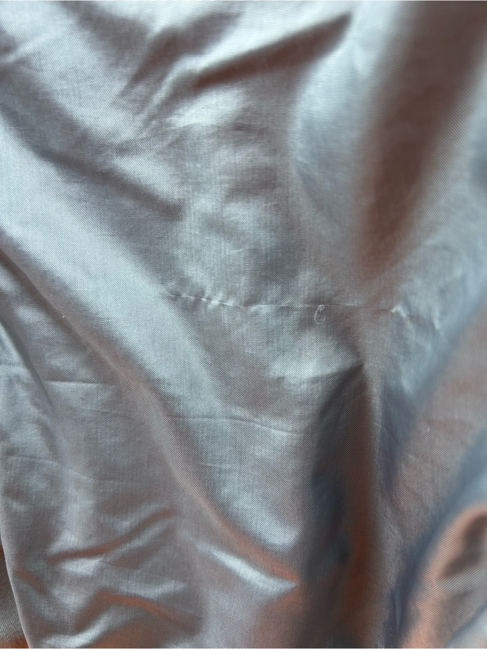 Fendi Jeans Made in Italy Silver Technical Zip Jacket Women’s Large IT 52 - Picture 9 of 14